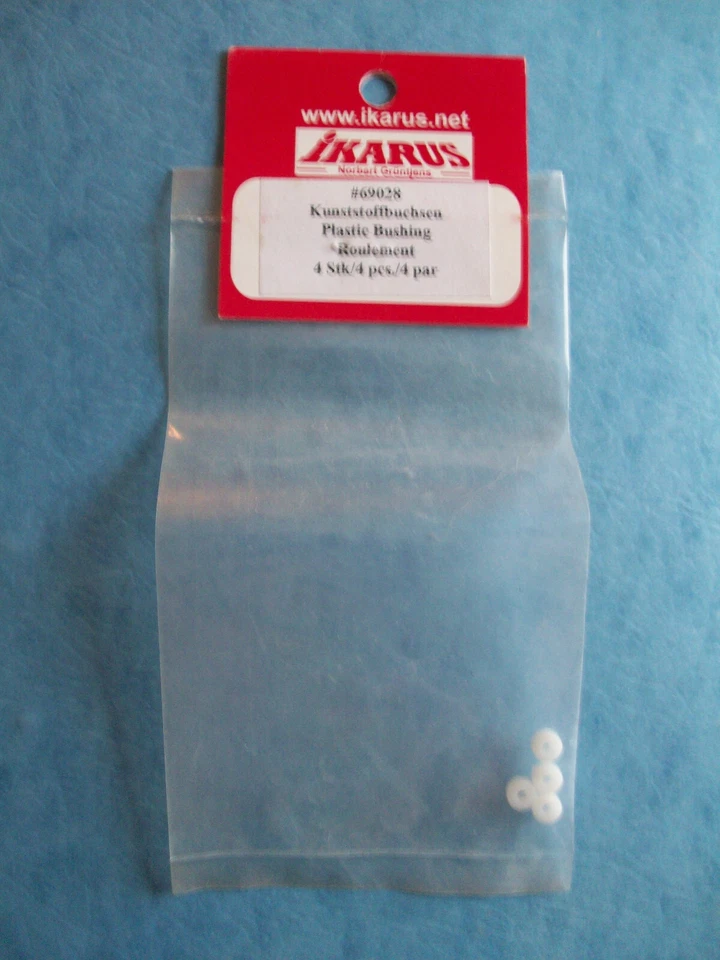 VINTAGE IKARUS 69028 PLASTIC BUSHINGS (4) #69028 NIP - Image 1 of 1