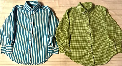 2 camisas sociais de manga comprida Kelly's Kids tamanho masculino (5-6) qualidade premium - Imagem 1 de 4