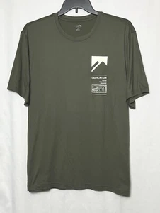 Old Navy Men’s Active Cloud 94 Soft Go-Dry Cool Graphic Print T-Shirt Olive XL - Picture 1 of 6