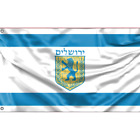 Flag of Jerusalem, Unique Design, 3x5 Ft / 90x150 cm size, EU Made
