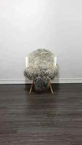 Gotland Sheepskin Rug Swedish Scandinavian rug Soft Curly Wool #G34 - Picture 1 of 3