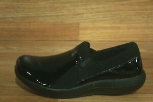 Women's Alegria Duette Black Patent Nursing Shoes Sz 8-8.5[ha-3689]