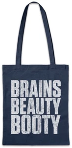 Brains Beauty Booty Stofftasche Einkaufstasche - Picture 1 of 1