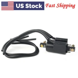 12V Ignition Coil Dual Plug Wires Set Fit Honda CB160 CL160 CB175 CL175 CL200 US - Picture 1 of 8