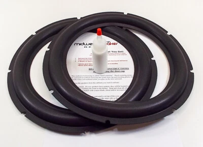 MW AUDIO Rockford Fosgate 12" Subwoofer Refoam Repair Kit fits HE2 RFP3412 - 2 Foams