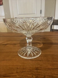 Vintage Waterford Crystal 6.5” Tall Compote / Candy Dish. Beautiful - Picture 1 of 6