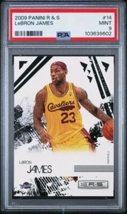 LEBRON JAMES - 2009-10 Panini Rookies & Stars - #14 PSA 9 - Picture 1 of 2