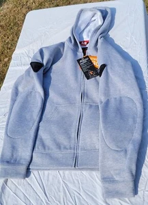 Con capucha Icon Relaxed Fit para hombre Uparmor - gris - D30 protectores contra impactos fantasma - Imagen 1 de 12