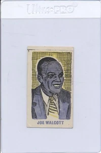1950 Kiddys Favourites JOE WALCOTT #15 Vintage Boxing Card Tough Card to Find - Picture 1 of 2