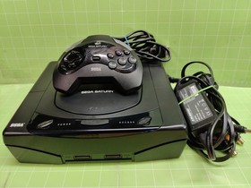 Sega Saturn Model 1 Console MK-80000 -New Power Supply - TESTED AND WORKING -  