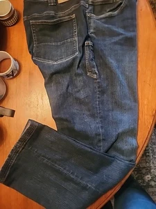Jeans Duluth Trading Co Doble Flexible Salón Relajado Azul Oscuro para Hombres 40x32 Nuevos sin Etiquetas - Imagen 1 de 8
