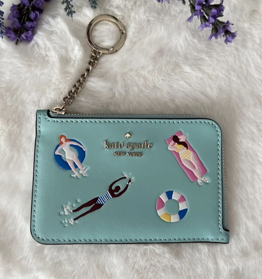 kate spade new york Arctic Friends Medium Card Holder - Multi
