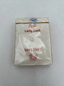 Vintage Lady Luck Casino Hoyle deck PGC Orange playing cards - New Sealed - Picture 1 of 6