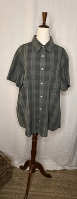 Camisa de hombre original Penguin manga corta abotonada con bolsillo en el pecho, XXL Foto 1 de 3