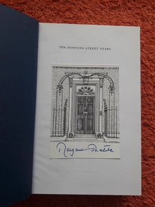 SIGNED BY MARGARET THATCHER "THE DOWNING STREET YEARS" (HB & 1st ED) - Picture 1 of 6
