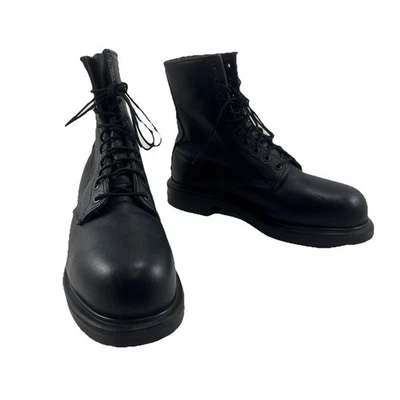 BOTAS DE TRABAJO CUERO NEGRO Red Wing4473Bombero, Leñador, Botas SteeToe Talla 8.5 Foto 1 de 4