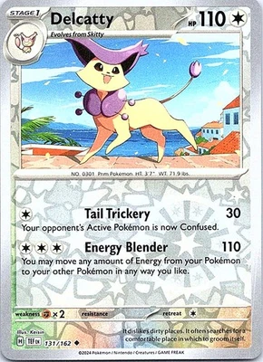 Delcatty Reverse Holo Uncommon SV05: Temporal Forces 131/162 NM - Image 1 of 2