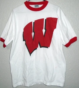Vintage 1990s Wisconsin Badgers ringer T-Shirt Large - Bild 1 von 2