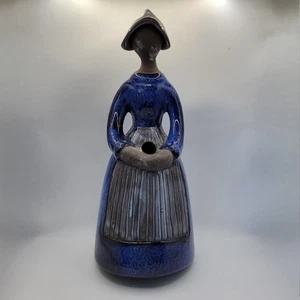 Vintage Jie Gantofta Elsi Bourelius figure in ceramica svedese portafiori 11 in - Foto 1 di 8