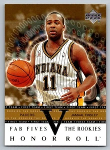 2001 UD Honor Roll Fab Five The Rookies Jamaal Tinsley F5-R2 - Picture 1 of 2