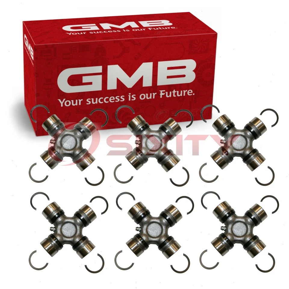 Eixo traseiro GMB 6 peças todas as juntas universais para Cadillac DeVille 1963-1981 ano - Imagem 1 de 4