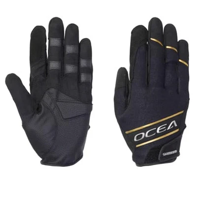 SHIMANO 05 Ocea Titanium Alpha Gloves GL-010X Black M - Image 1 of 4