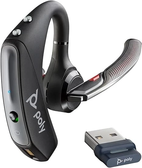 Plantronics by Poly Voyager 5200 UC Wireless Headset 206110-102 - Black - Image 1 of 4