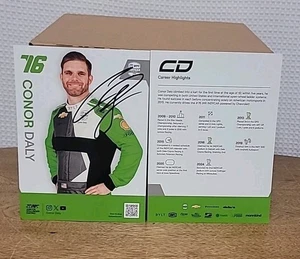 2.2025 Conor Daly 1.Signed 1.unsigned Hero Cards - Picture 1 of 2