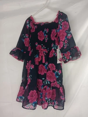 Youngland Girls Dress 5 Flower Girl lined Tie NWT - Image 1 of 4