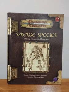 Savage Species: Playing Monstrous Characters 1st Printing Hard Cover  - Imagen 1 de 8