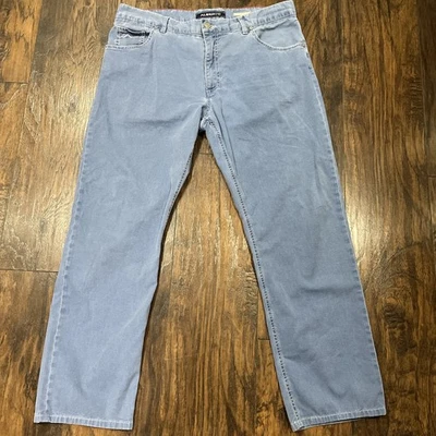 Alberto Jeans Para Hombres 38x28 Calce Moderno Azul Denim Elastizado Relajado Vaquero Etiqueta 38x34 Foto 1 de 4