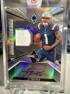 2024 Panini Phoenix - Silver Rookie Phenom Ja'Lynn Polk 33/75 Auto Encased AU RC - Picture 1 of 5
