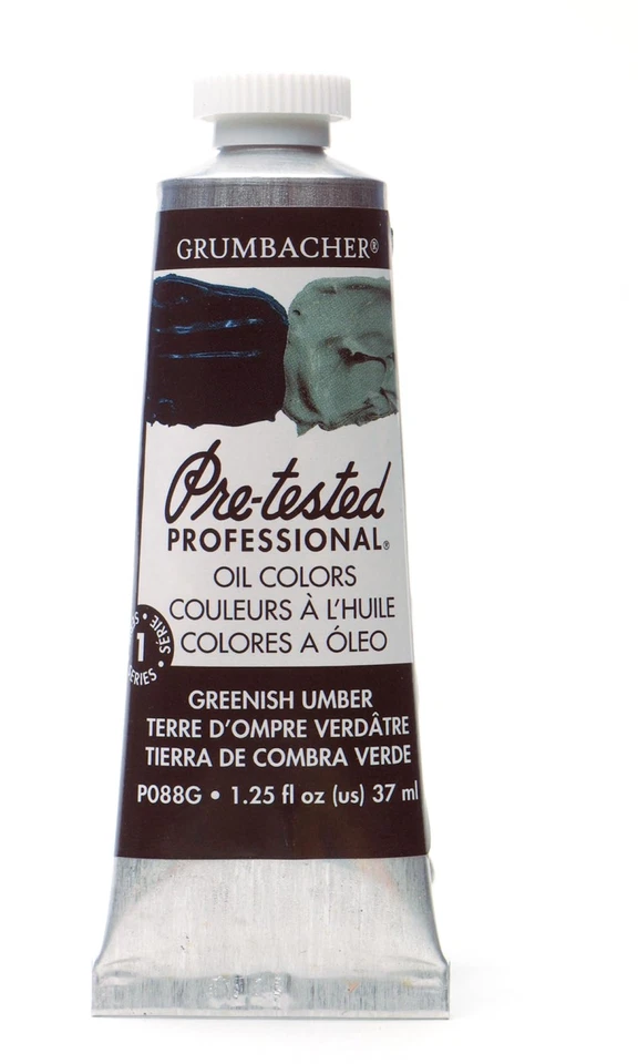 Chartpak Inc. P088g Pre-tested Oil Greenish Umber 37ml