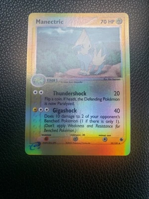 VERY RARE! 2003 Pokemon Collection Manectric Reverse Holo Nintendo NM! - Image 1 of 2
