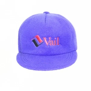 Cappello snapback Vail pile raro ricamato spellout sci viola vintage anni 80 90 - Foto 1 di 5