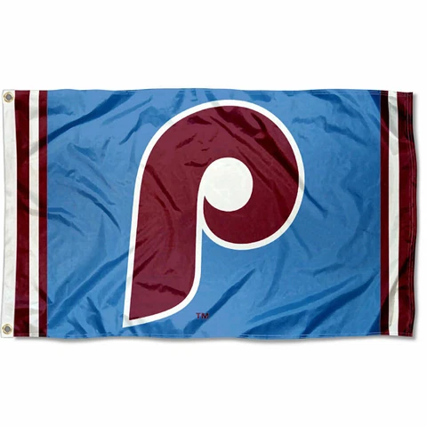 Philadelphia Phillies Throwback 1973-1986 Flag Cover