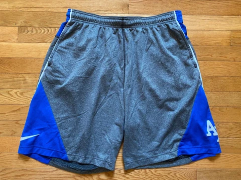 Air Force Falcons Nike Dri-Fit Athletic Shorts Men's Blue/Gray Sz XXL Grey Blue Cover