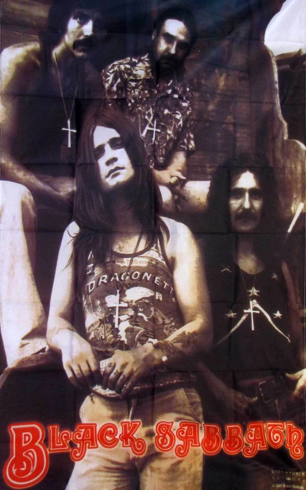 BLACK SABBATH 3' X 5' POLY FLAG - Image 1 of 1