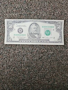 Fancy Serial Number $50 - Picture 1 of 2