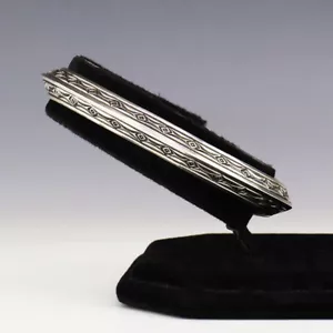 INDIANER NAVAJO STERLINGSILBER ARMBAND VON LANDON SECATERO - Bild 1 von 7