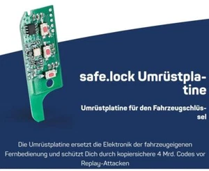 Thitronik 101052 safe.lock Umrüstplatine für Fahrzeugschlüssel Wipro III - Picture 1 of 5