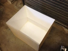 (5) Industrial Fiberglass Bin Containers Various Sizes in Excellent Condition