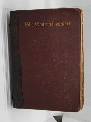 Edwin Bedell Church Hymnary 1890 Antique Christian Hymnal Collectible - Image 1 of 4