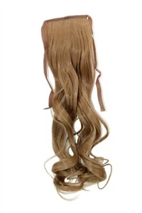 Wavy Blonde Hairpiece Ponytail 45Cm YZF-TC18-22 Band Hair Clip Hair Extension - Picture 1 of 2