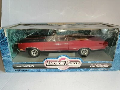 PLYUMOUTH GTX 1969 DIE-CAST ERTL COLLECTIBLES SCALA 1/18 - Immagine 1 di 2