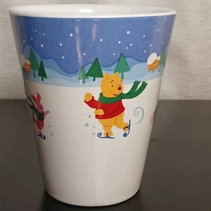 Disney Winnie The Pooh Works Mug Cup Christmas Skating Tigger Eeyore Piglet - Picture 1 of 7