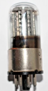 1x Neu 6N8S / 1578 / 6N8M / 6SN7 Metallfuß / Lochplatte / geprüft / MELZ / NOS - Bild 1 von 3