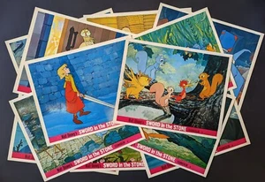 Sword In The Stone (1963) UK Lobby Cards (x12) - Walt Disney - Foto 1 di 13