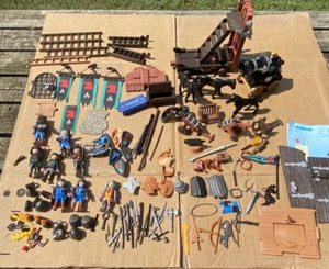 Playmobil Falcon Knight Lot - Knights, Battering Ram, Accessories + Others - Picture 1 of 20