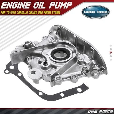 Engine Oil Pump for Toyota Corolla Celica Geo Prizm Storm 1992-1993 L4 1.8L  - Image 1 of 4